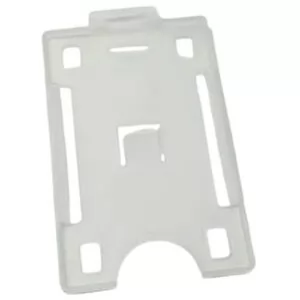 Porta Crachá Rígido Universal Transparente